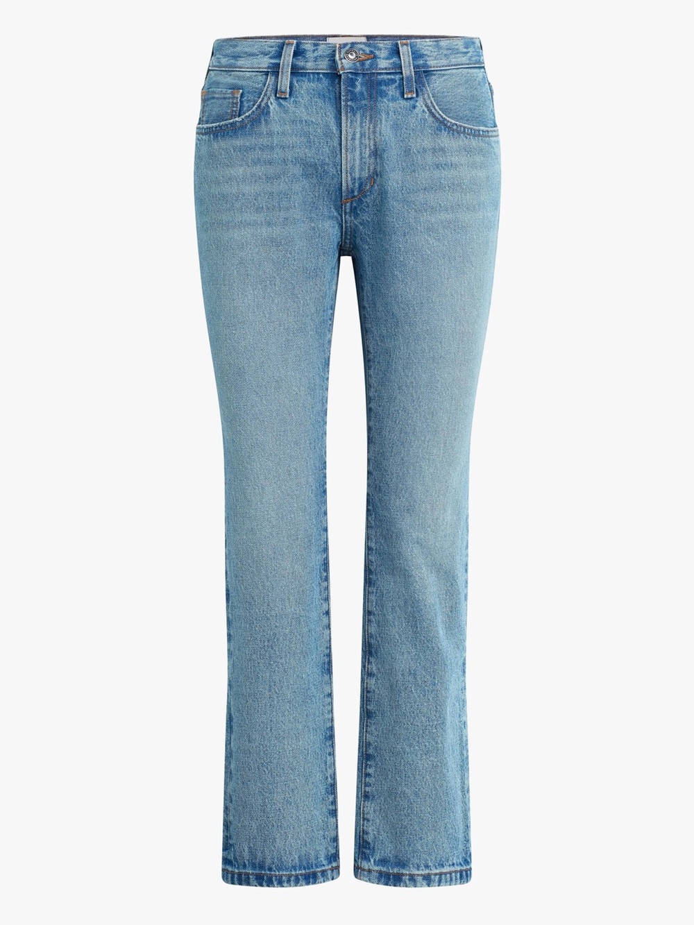 Favorite Daughter The Shortie Mikaela Low Slung Long Slim Straight Jeans